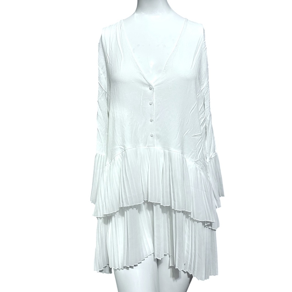 Zara Pleated Dress - Picture 2 of 7